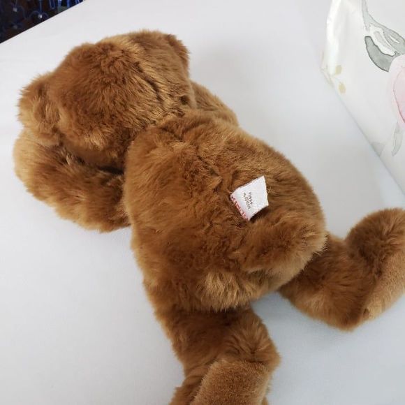 Gund Teddy Brown Bear with Eyeglasses Booker Plush 16" Stuffed Animal Glasses - Picture 6 of 10